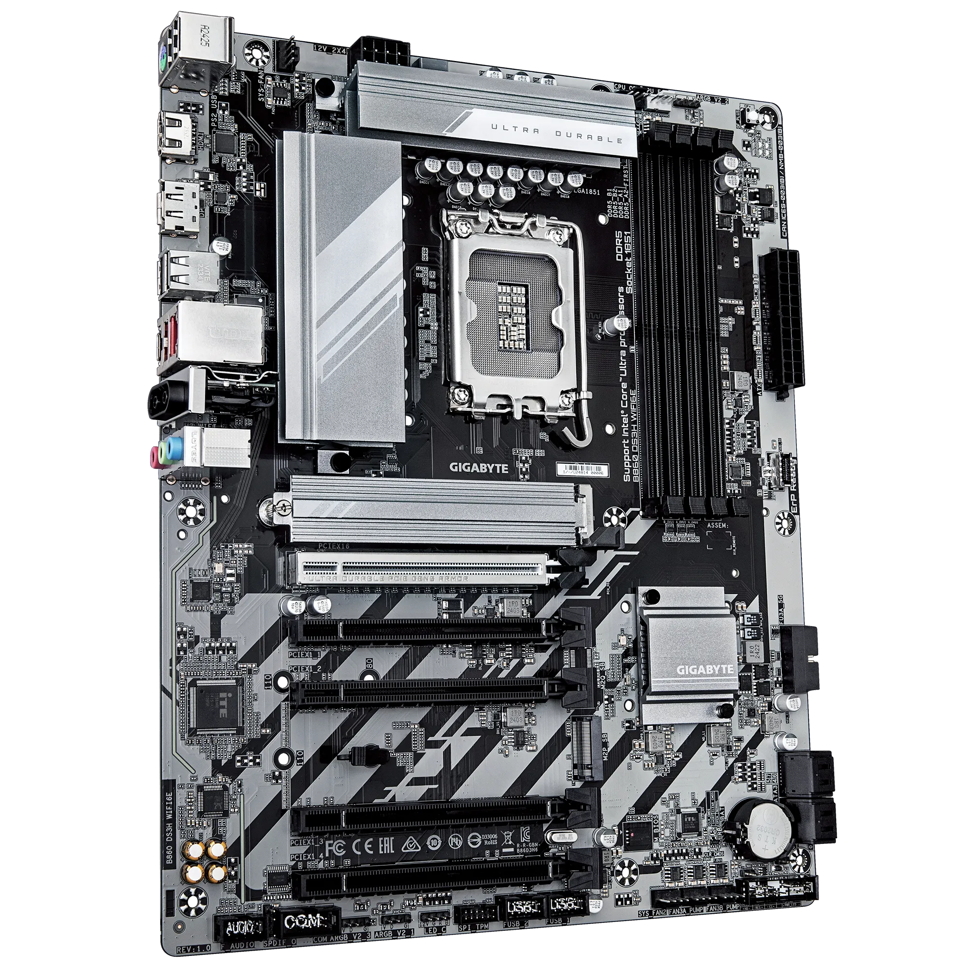 GIGABYTE B860 DS3H WIFI6E & Bluetooth DDR5 Motherboard for ULTRA Processor GIGABYTE B860 DS3H WIFI6E & Bluetooth DDR5 Motherboard for ULTRA Processor